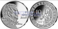 Бельгия 10 евро 2013 Хуго Клаус