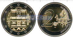 Франция 2 евро 2025 Нотр-Дам