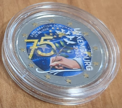 Люксембург 2 евро 2025 декларация Шумана (C)