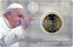 Ватикан 50 центов 2024 BU