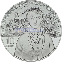Мальта 10 евро 2025 Уильям Тёрнер