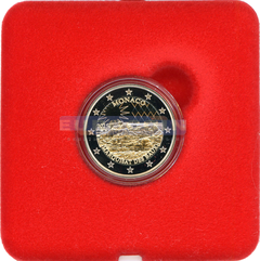 Монако 2 евро 2025 Графство Ле-Бо-де-Прованс PROOF