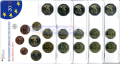 Германия набор евро 2014 BU (5 x 9 монет)