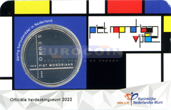Нидерланды 5 евро 2022 Пит Мондриан