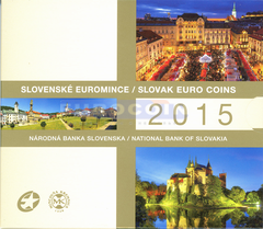 Словакия Набор Евро 2015 Словацкие монеты евро BU (8 монет)