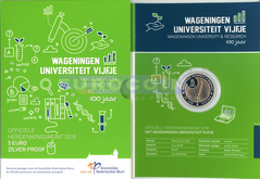 Нидерланды 5 евро 2018 Вагенингенский университет PROOF