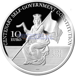 Мальта 10 евро 2021 Конституция Мальты