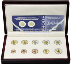 Греция набор евро 2014 PROOF (10 монет)