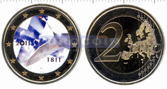 Финляндия 2 евро 2011, 200 лет банку (C)