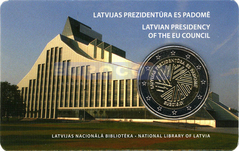 Латвия 2 евро 2015 Председательство в ЕС BU