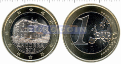 Андорра 1 евро 2016