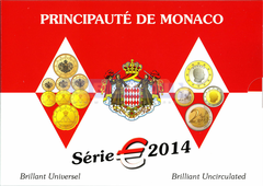 Монако набор евро 2014 BU (8 монет)