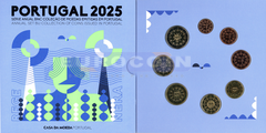 Португалия набор евро 2025 BU (8 монет)