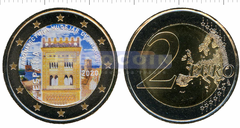 Испания 2 евро 2020 Арагон (C)