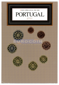 Португалия набор евро 2008 FDC (8 монет)