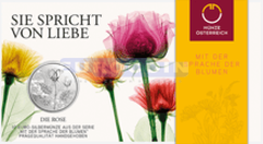 Австрия 10 евро 2021 Роза BU
