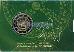 Литва 2 евро 2016 Балтийская культура BU