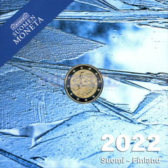 Финляндия 2 евро 2022, 35 лет Программе ERASMUS PROOF