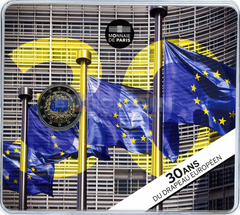 Франция 2 евро 2015, 30 лет флагу BU