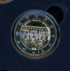 Мальта 2 евро 2012 Совет большинства BU