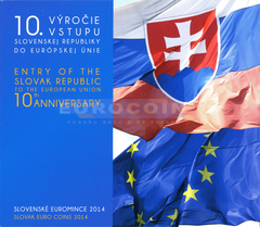 Словакия Набор Евро 2014 Словакия в Евросоюзе BU (9 монет)