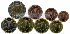 Ирландия набор евро 2011 UNC