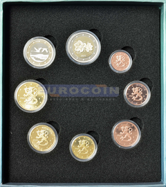 Финляндия набор евро 2025 PROOF (8 монет)