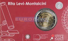 Италия 2 евро 2024 Рита Леви-Монтальчини BU