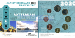 Нидерланды набор евро 2020 BU (8 монет)
