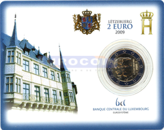 Люксембург 2 евро 2009 Герцогиня Шарлотта BU