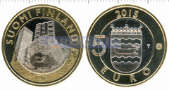 Финляндия 5 евро 2015 Уусимаа VII 