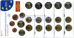 Германия набор евро 2009 BU (5 x 9 монет)